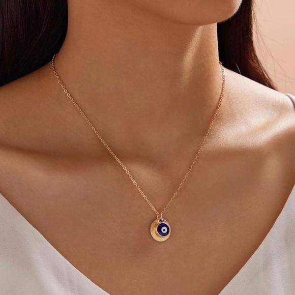Urban Outfitters Jewelry - 3/$30 💛 Evil Eye Pendant Necklace